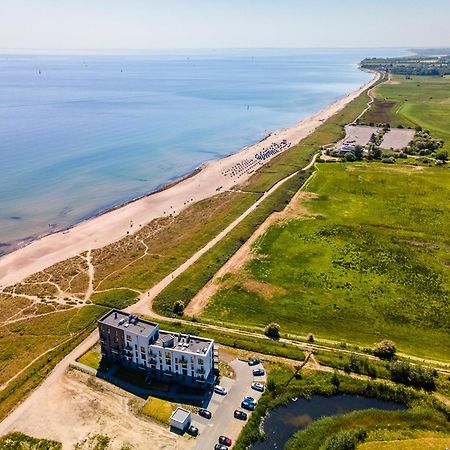 BeachTerraceOne - EG, Meerblick, Terrasse, Kamin, Sauna Olpenitz Exterior foto