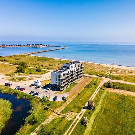BeachTerraceOne - EG, Meerblick, Terrasse, Kamin, Sauna Olpenitz Exterior foto