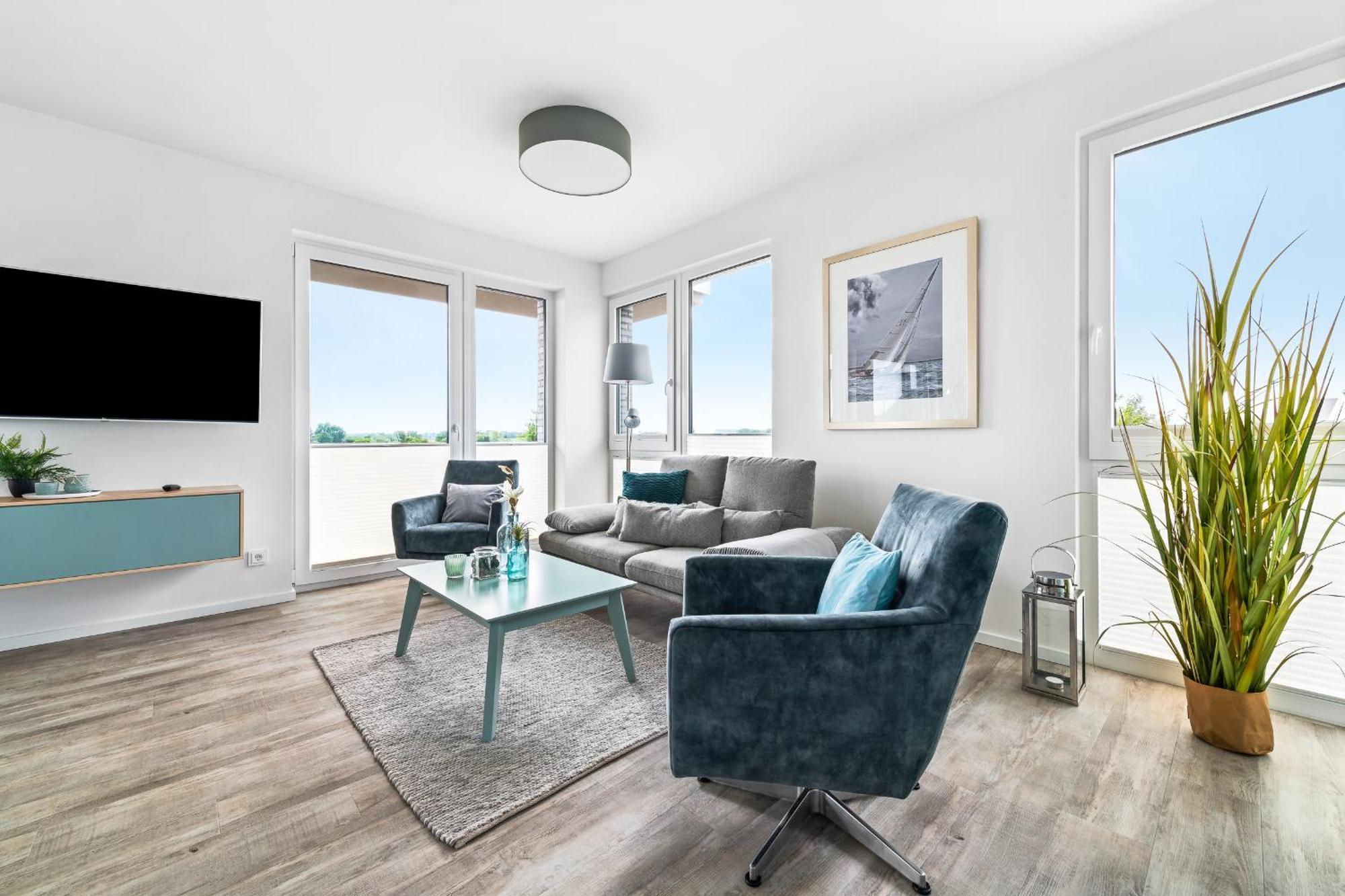 BeachTerraceOne - EG, Meerblick, Terrasse, Kamin, Sauna Olpenitz Exterior foto