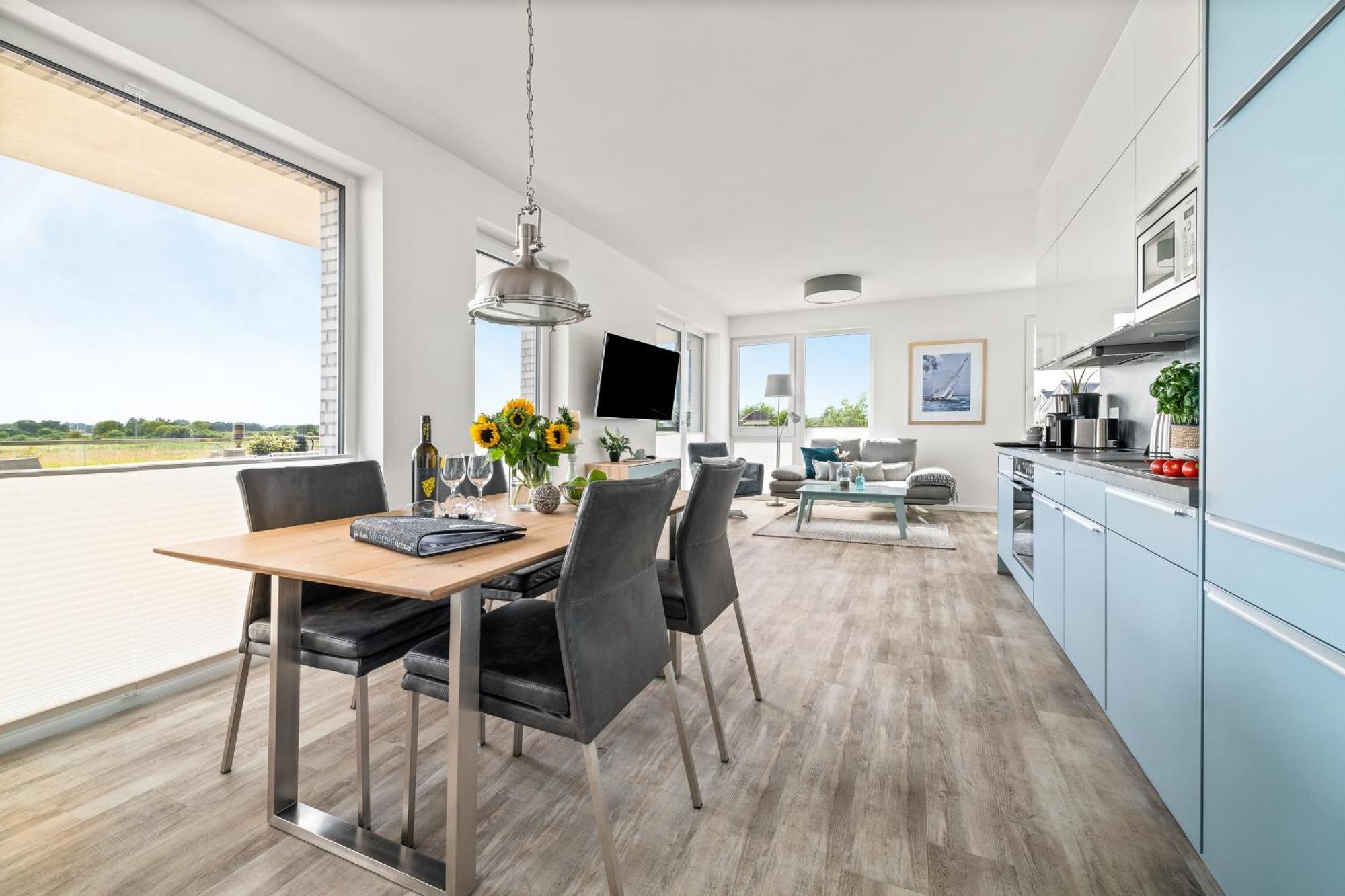 BeachTerraceOne - EG, Meerblick, Terrasse, Kamin, Sauna Olpenitz Exterior foto